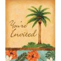 Tropical Palm Invitations